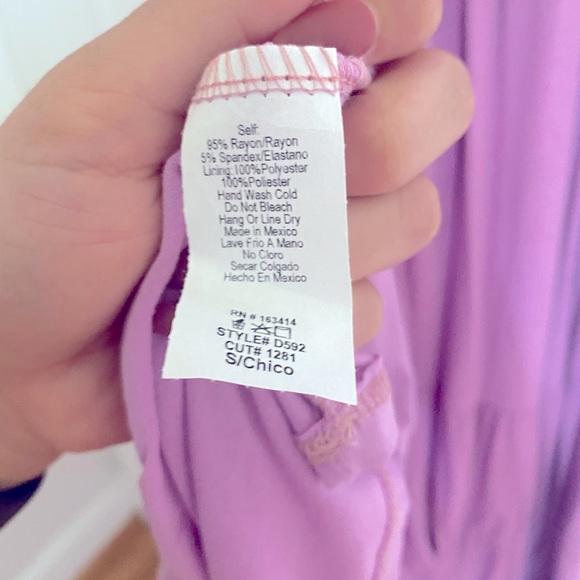 Lilac Flowy Maxi Dress - Picture 3 of 4